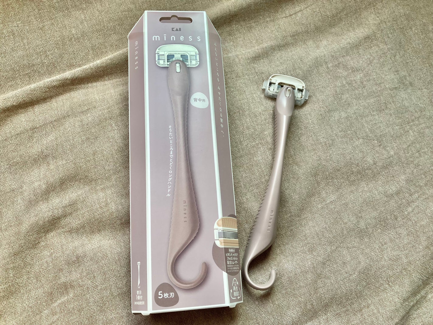 miness ボディ用カミソリ 替刃2個付/貝印/シェーバーを使ったクチコミ(7枚目)