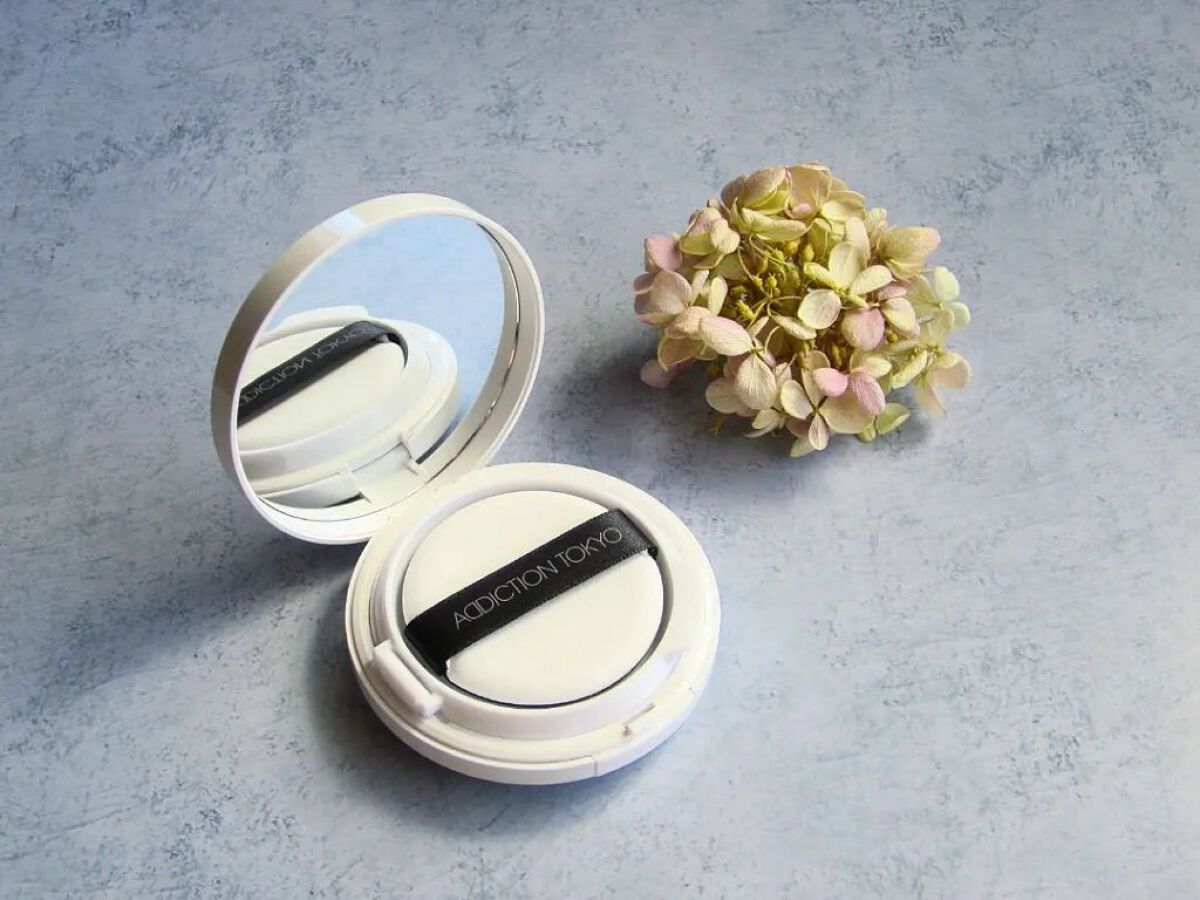 アディクション スキンケアUV タッチアップ クッション 001 Translucent/ADDICTION/クッションファンデーションを使ったクチコミ（2枚目）