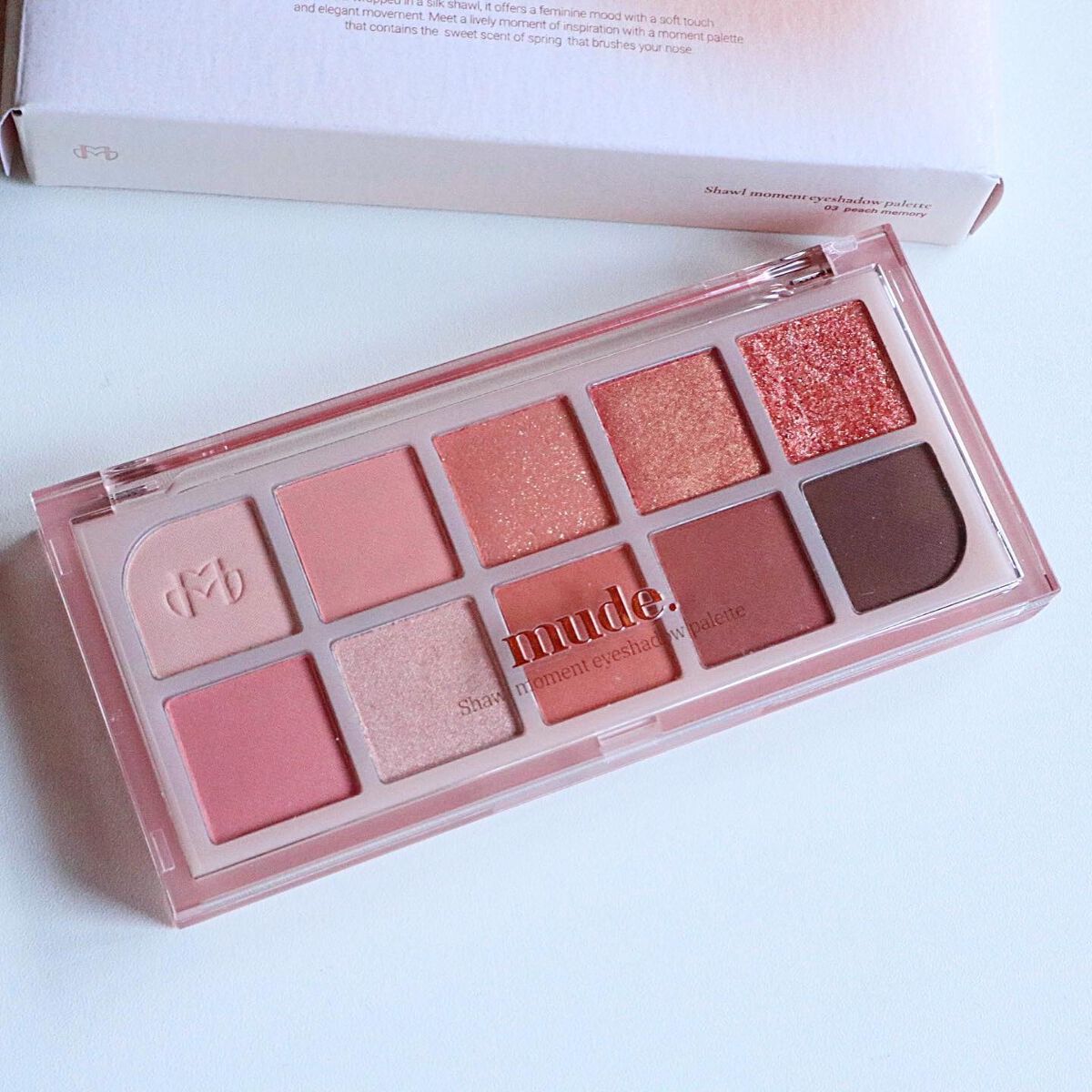 MDショールモーメント アイシャドウパレット/mude./アイシャドウパレットを使ったクチコミ（1枚目）