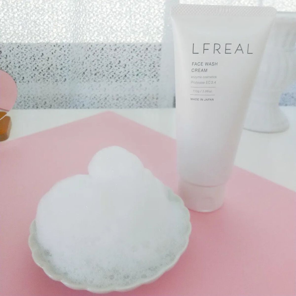 フェイスウォッシュクリーム/LFREAL/洗顔フォームを使ったクチコミ（3枚目）