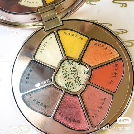 九色パールアイシャドウパレット/花西子/アイシャドウパレットを使ったクチコミ(2枚目)