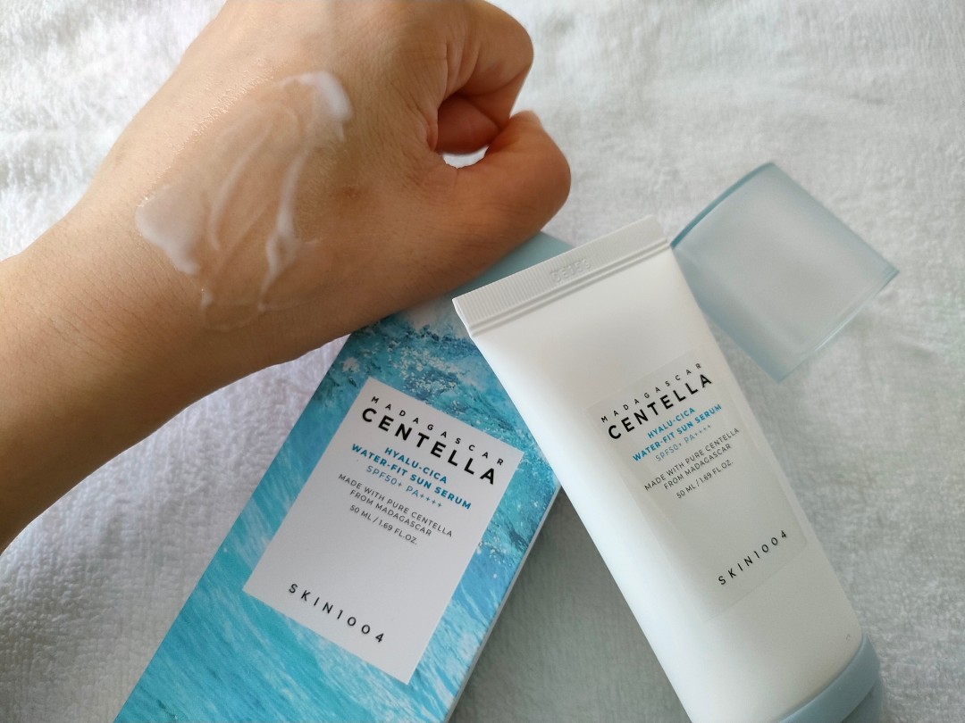 ヒアルーシカ ウォーターフィット サンセラム/SKIN1004/日焼け止めローションを使ったクチコミ（2枚目）