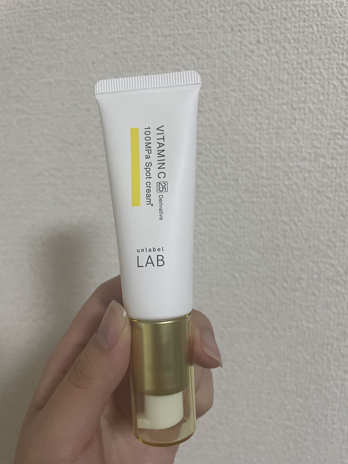  V スポットクリーム /unlabel/フェイスクリームを使ったクチコミ（1枚目）