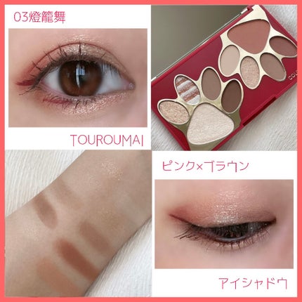 トラ十色アイシャドウパレット/COLORKEY/アイシャドウパレットを使ったクチコミ(3枚目)