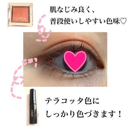 アイプランナー/excel/単色アイシャドウを使ったクチコミ(2枚目)
