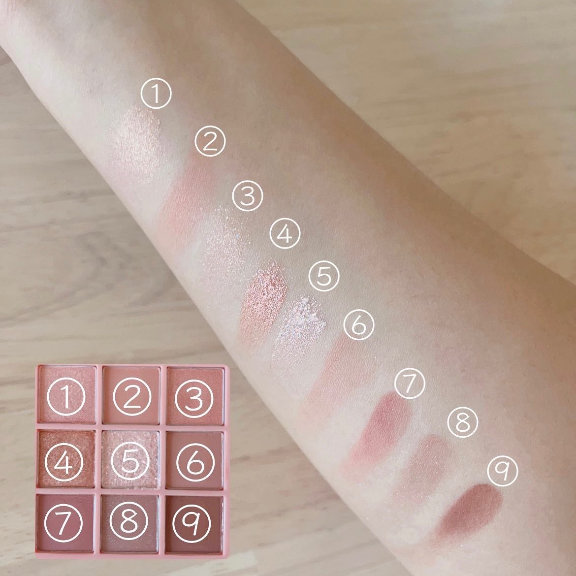 KEYBO FALL IN LOVE SHADOW PALETTE/keybo/アイシャドウパレットを使ったクチコミ(3枚目)