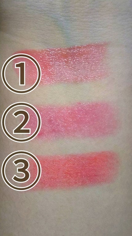 ラスティンググロスリップ/CEZANNE/口紅を使ったクチコミ(3枚目)