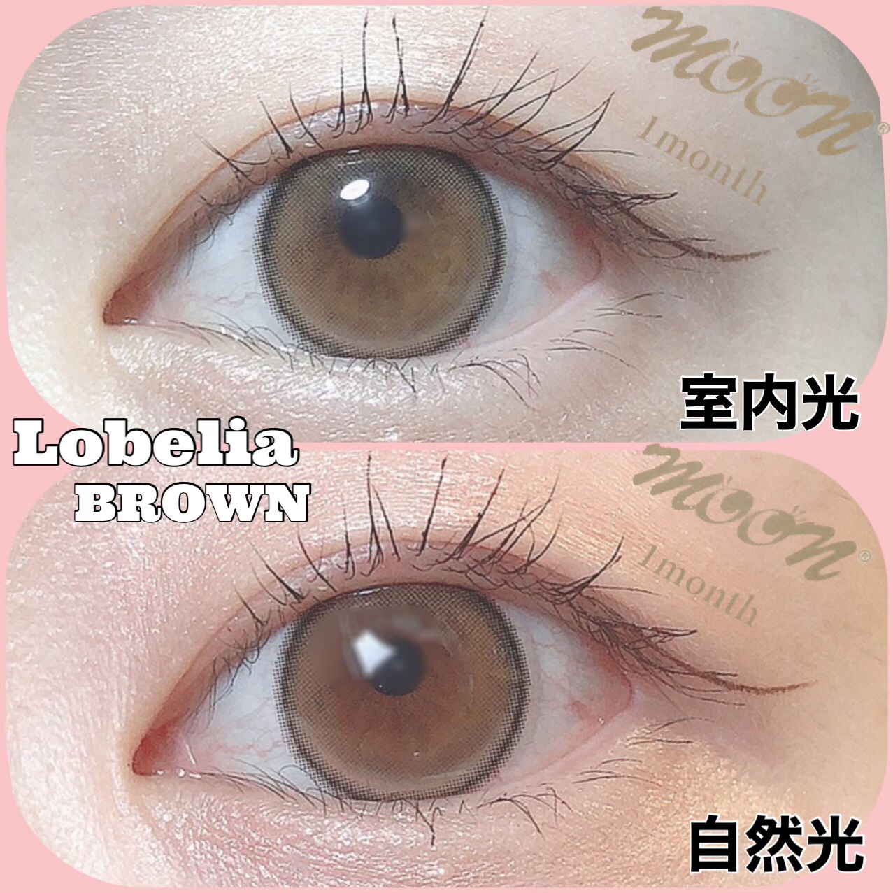 Lobelia(ロベリア)/カラコンムーン/カラーコンタクトレンズを使ったクチコミ（3枚目）