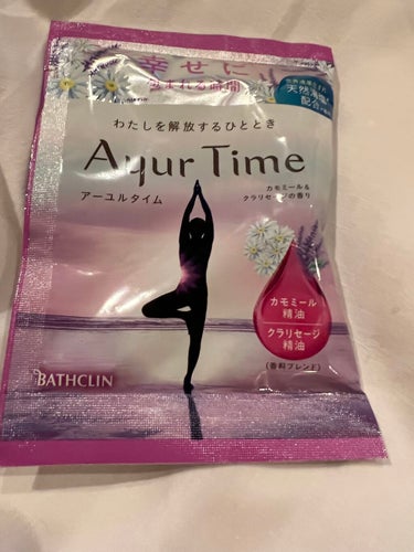 Ayur Time（アーユルタイム） カモミール＆クラリセージの香り 40g/アーユルタイム/入浴剤を使ったクチコミ（1枚目）