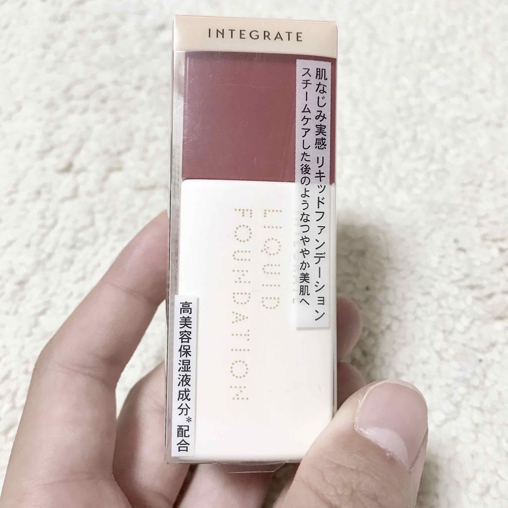 リアルフィットリキッド/インテグレート/リキッドファンデーションを使ったクチコミ(1枚目)