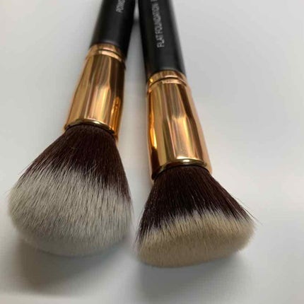 貴族のゴールド メイクブラシ11本セット 化粧ポーチ付き/SIXPLUS/メイクブラシを使ったクチコミ(1枚目)