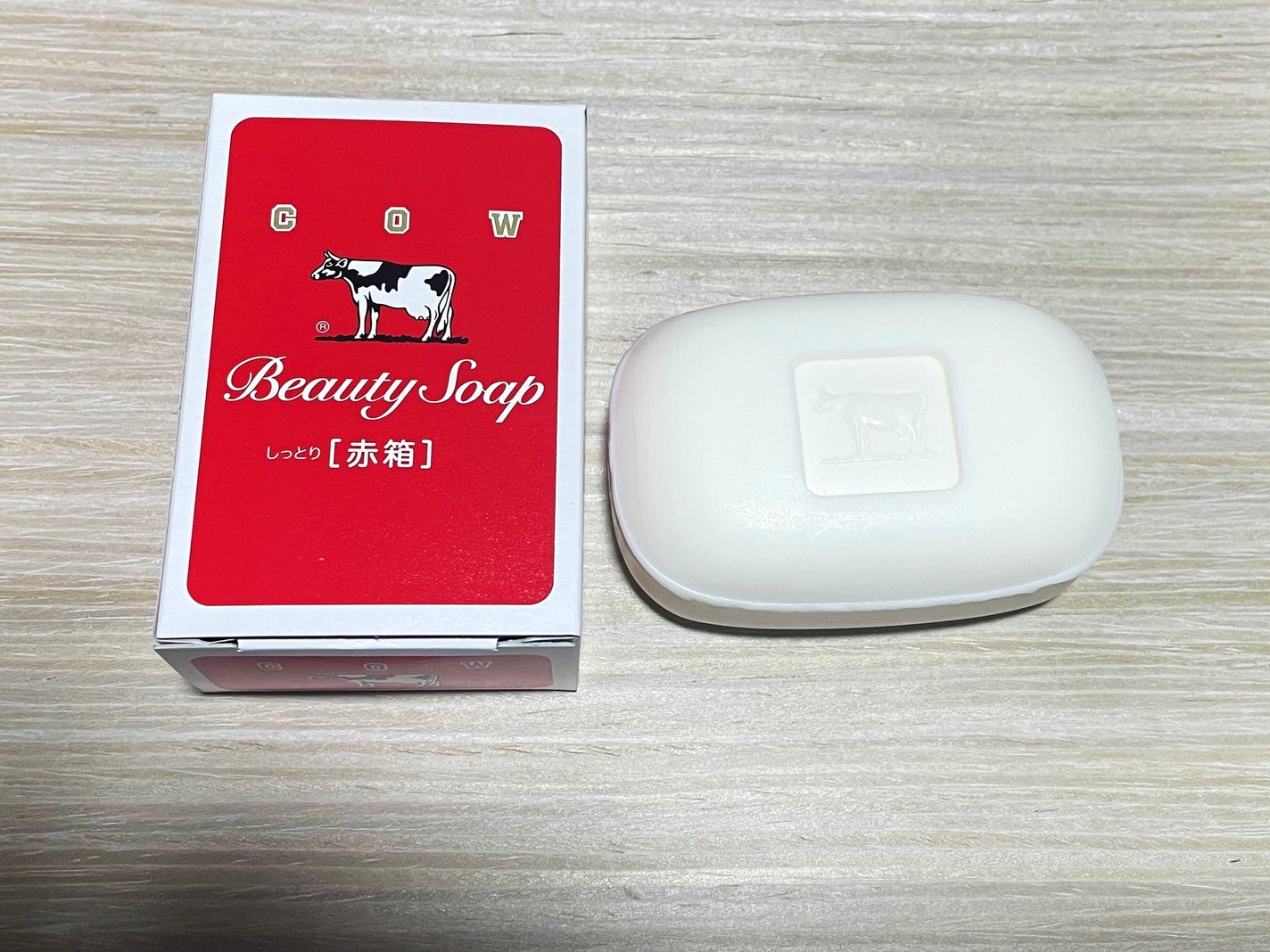 赤箱 (しっとり)/カウブランド/洗顔石鹸を使ったクチコミ(1枚目)