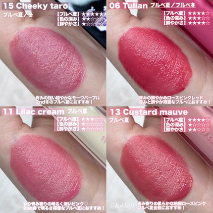 デュイフルウォーターティント 06 チュリアン/rom&nd/リップティントを使ったクチコミ(2枚目)