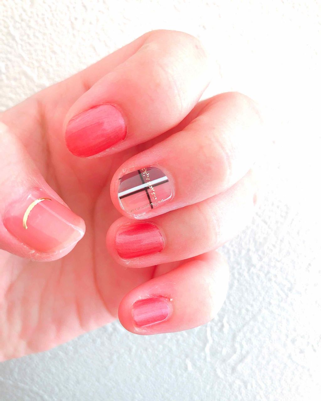 ネイルシール/Qoo10/ネイルシールを使ったクチコミ(2枚目)