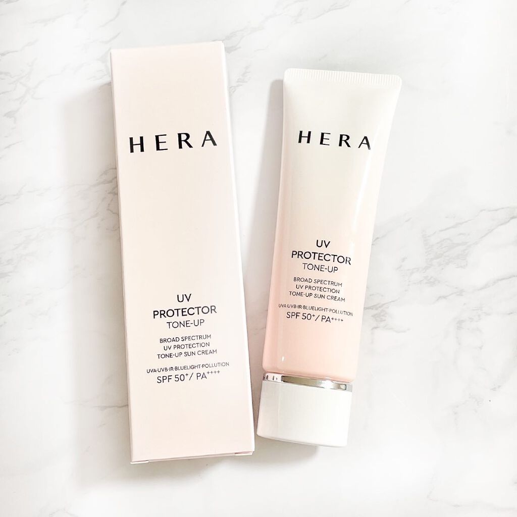 UVプロテクター トーンアップ UVプロテクター トーンアップ/HERA/日焼け止めクリームを使ったクチコミ（2枚目）