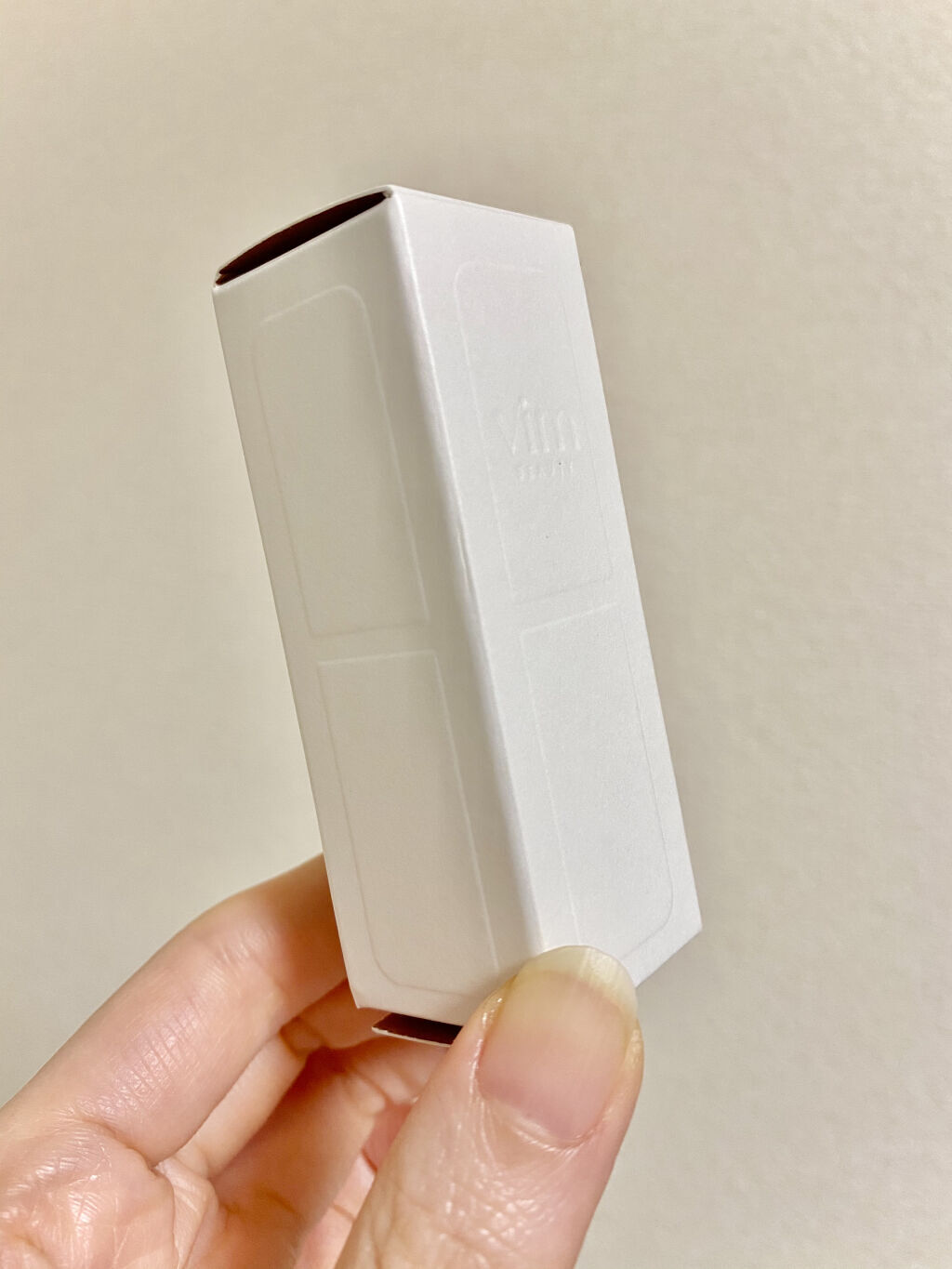 my confidence lip souffle matte  essential mauve pink（無くてはならないモーブピンク）/vim BEAUTY/口紅を使ったクチコミ（2枚目）