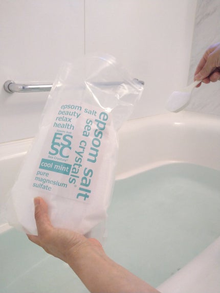 エプソムソルト シークリスタルス クールミント/sea crystals/その他を使ったクチコミ(4枚目)