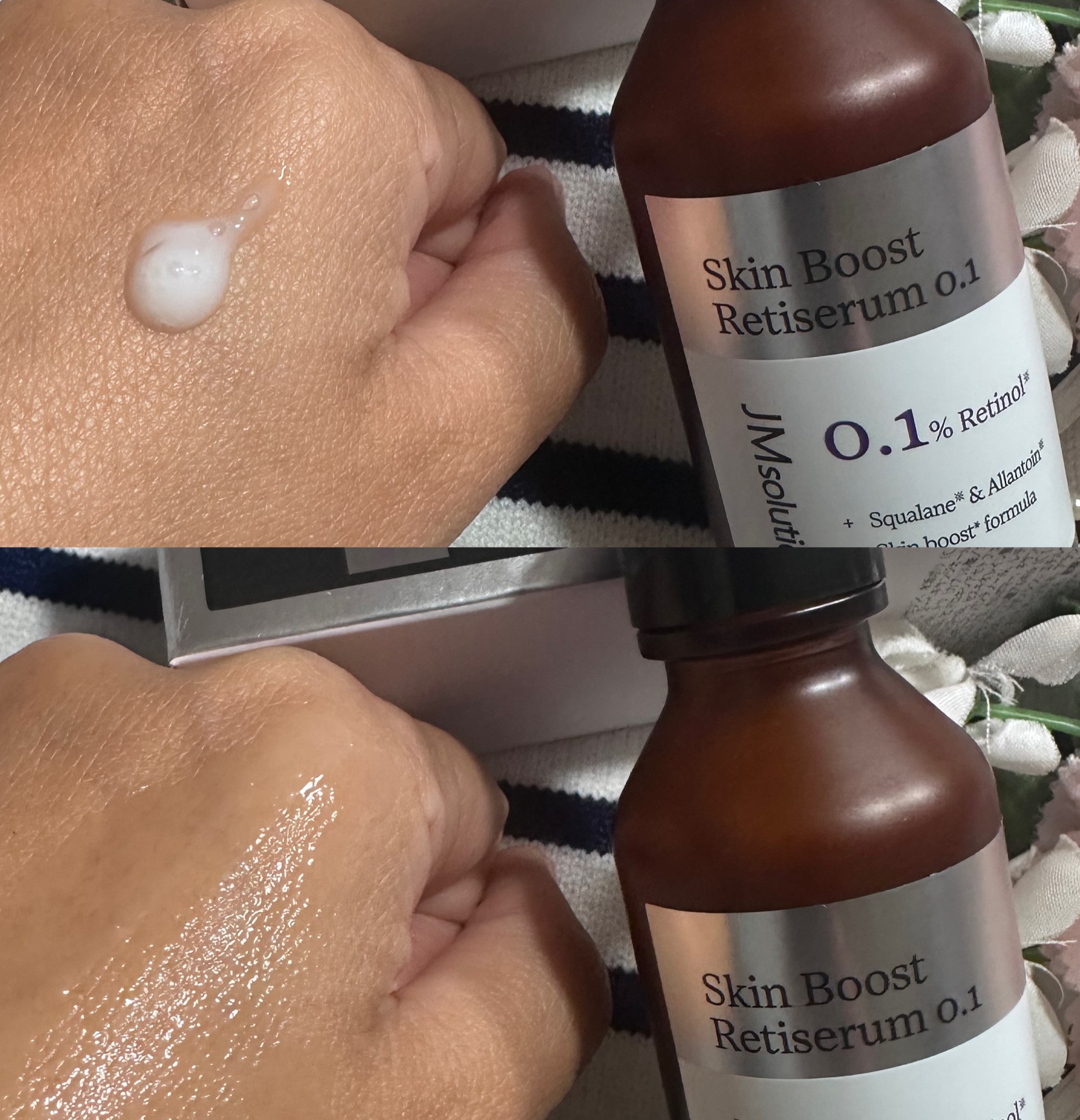 スキンブーストレチノール/JMsolution/美容液を使ったクチコミ（3枚目）