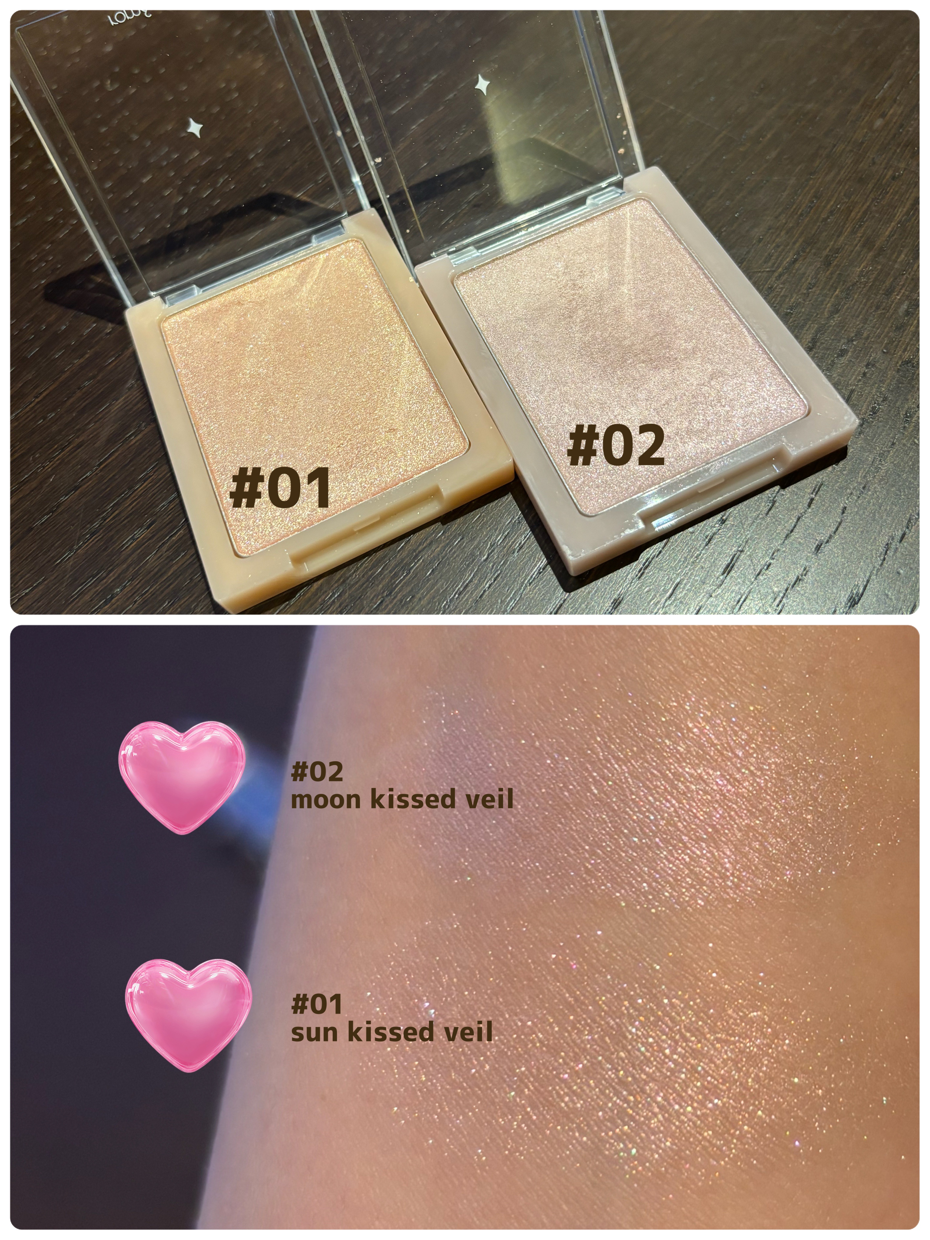 ヴェールライター/rom&nd/パウダーハイライトを使ったクチコミ（3枚目）