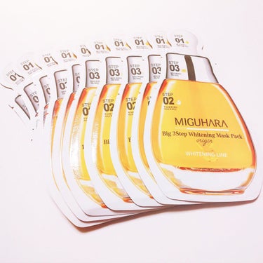 Big3 Step Whitening Mask Pack/MIGUHARA/シートマスク・パックを使ったクチコミ（2枚目）