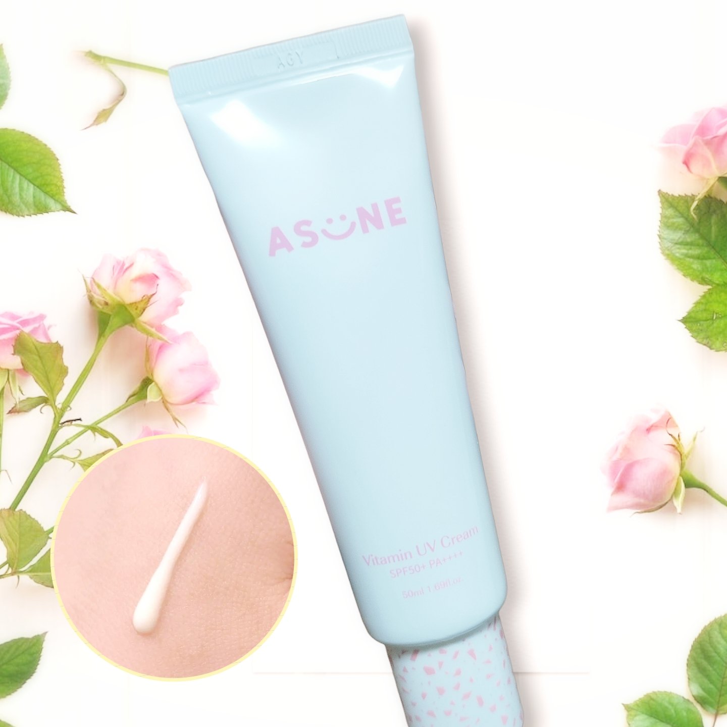 ビタミン UVクリーム/ASUNE /日焼け止めクリームを使ったクチコミ（3枚目）