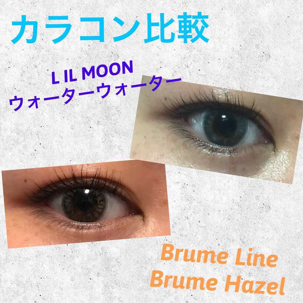 LIL MOON 1day ウォーターウォーター/LILMOON/ワンデー（１DAY）カラコンを使ったクチコミ（3枚目）