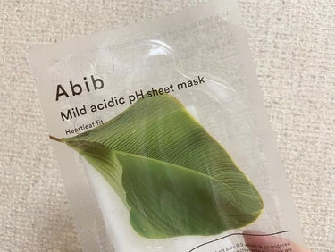 弱酸性pHシートマスク ドクダミフィット/Abib /シートマスク・パックを使ったクチコミ（3枚目）
