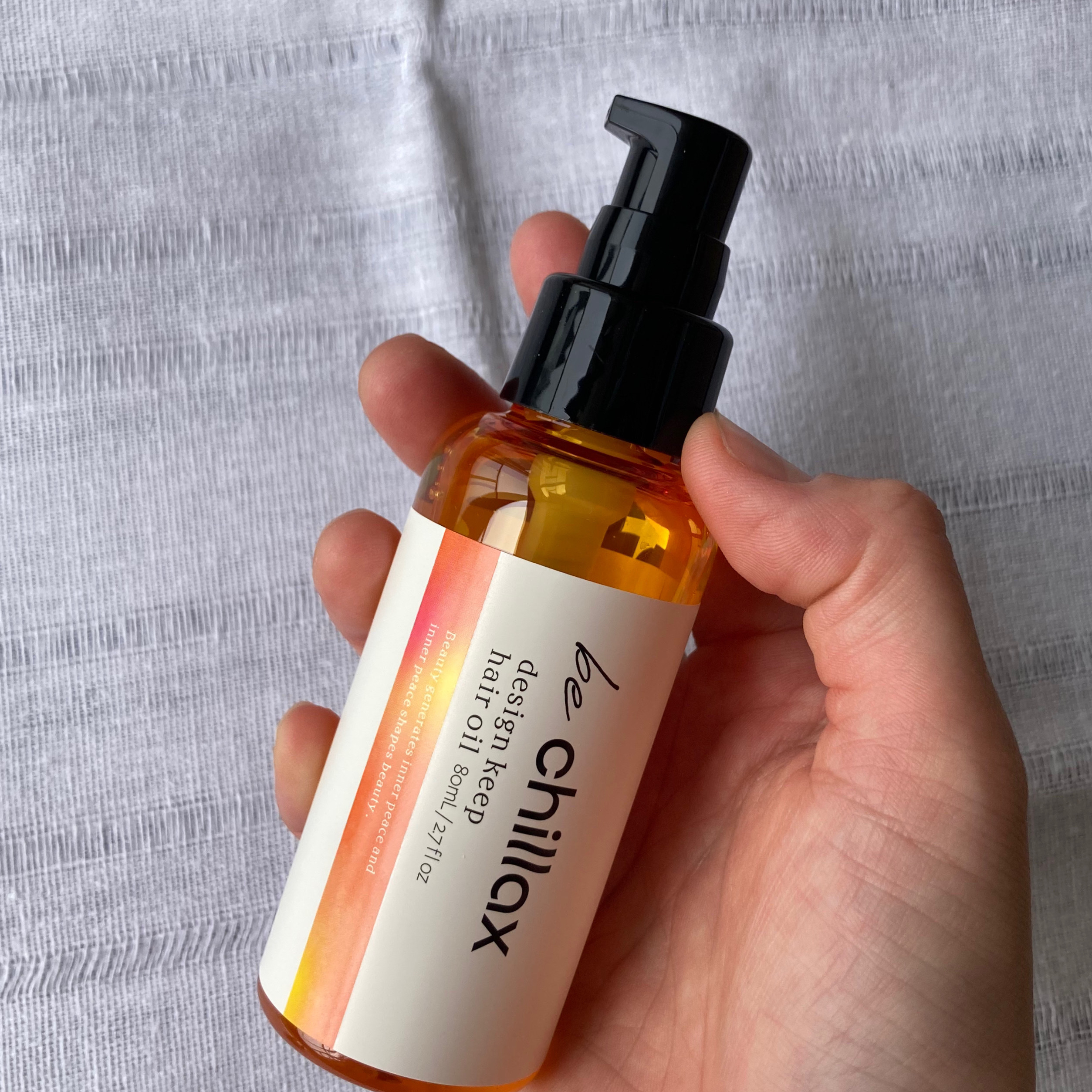 design keep hair oil/be chillax/ヘアオイルを使ったクチコミ（2枚目）