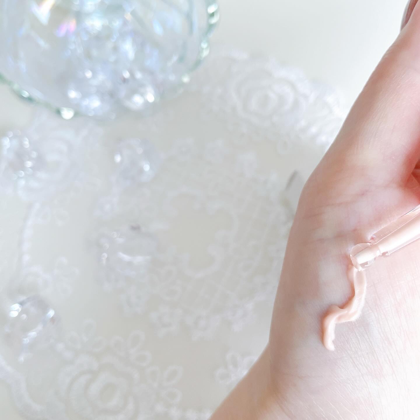 デリケートシルクベールアートプライマー/TFIT/化粧下地を使ったクチコミ（3枚目）