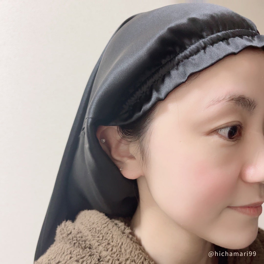 シルク ヘアキャップ ロングヘア用/SEAWIND/ヘアケアグッズを使ったクチコミ(5枚目)