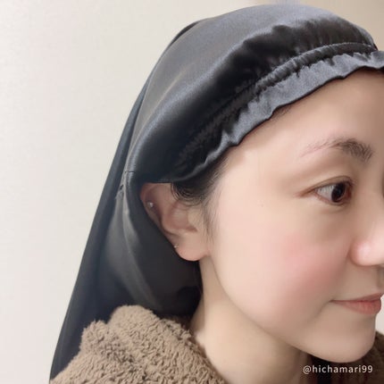 シルク ヘアキャップ ロングヘア用/SEAWIND/ヘアケアグッズを使ったクチコミ(5枚目)