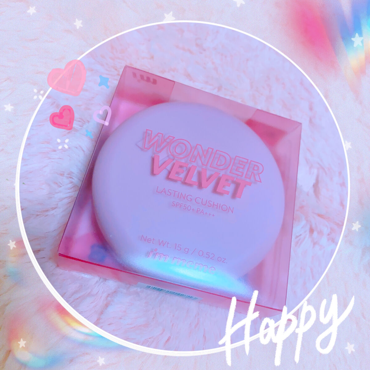 ワンダーベルベットラスティングクッション/i’m meme/クッションファンデーションを使ったクチコミ（1枚目）