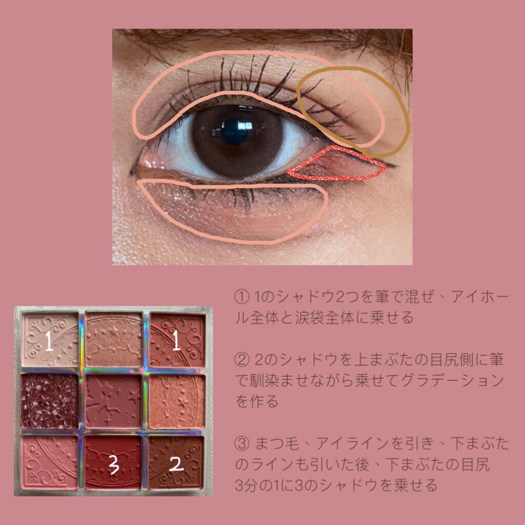 パーフェクトマルチアイズ/キャンメイク/アイシャドウパレットを使ったクチコミ（2枚目）