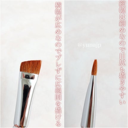 フーミー アイブロウブラシ 熊野筆/WHOMEE/メイクブラシを使ったクチコミ(2枚目)