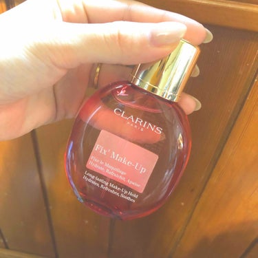 フィックス メイクアップ/CLARINS/ミスト状化粧水を使ったクチコミ（1枚目）