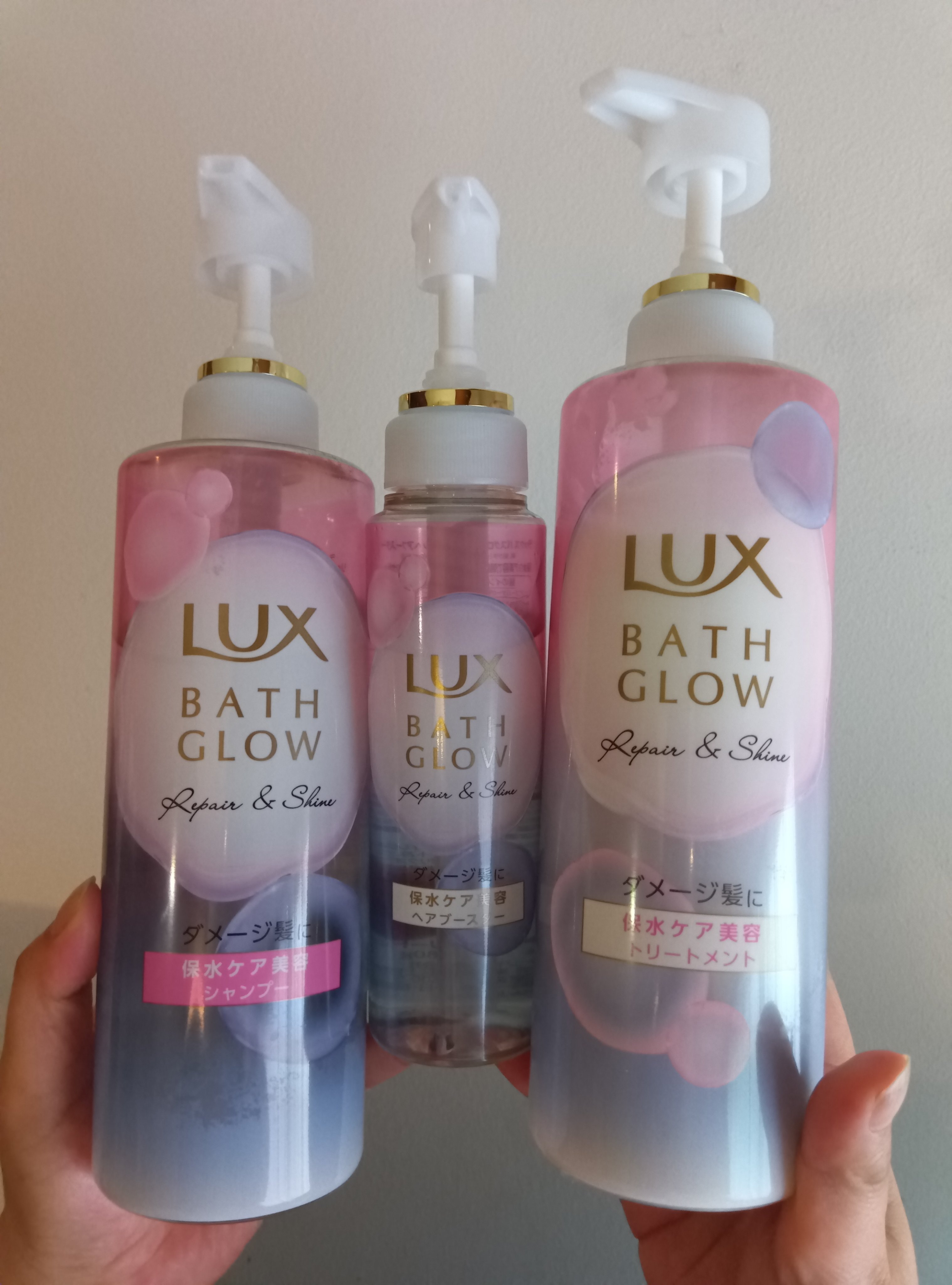 バスグロウ リペア&シャイン シャンプー / トリートメント/LUX/市販シャンプーを使ったクチコミ（1枚目）