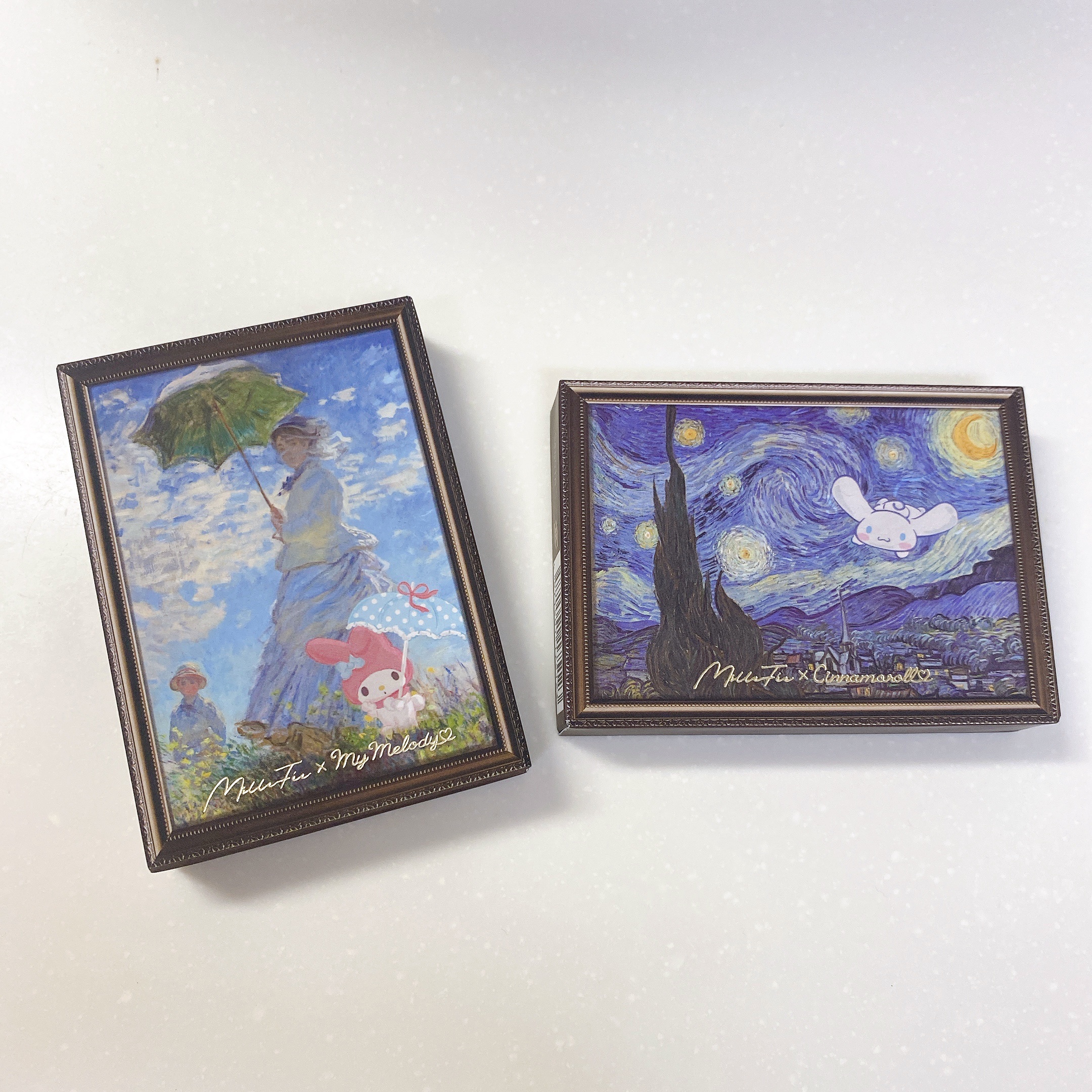 絵画アイシャドウパレット 04 日傘の女 マイメロディ コラボ/MilleFée/アイシャドウパレットを使ったクチコミ（3枚目）