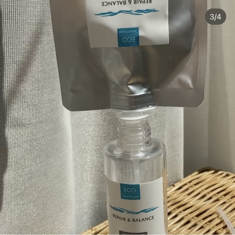 リペア＆バランス クレンジングリキッド/Repair&Balance/クレンジングウォーターを使ったクチコミ（3枚目）