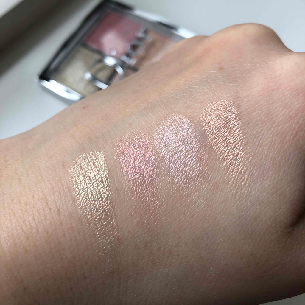 ディオール バックステージ フェイス グロウ パレット/Dior/ハイライトを使ったクチコミ(4枚目)