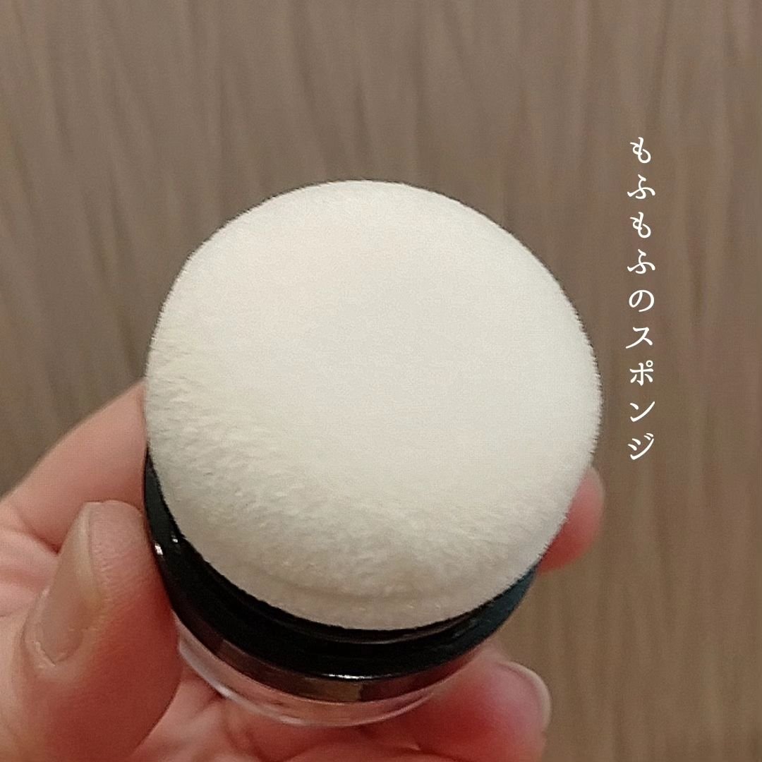 スポンジ付きチーク容器/DAISO/その他化粧小物を使ったクチコミ（2枚目）