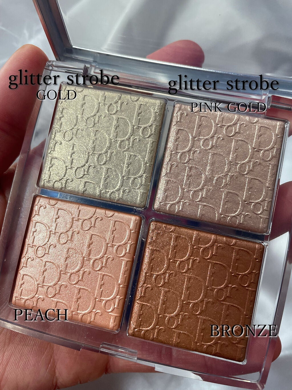 ディオール バックステージ フェイス グロウ パレット/Dior/ハイライトを使ったクチコミ(2枚目)