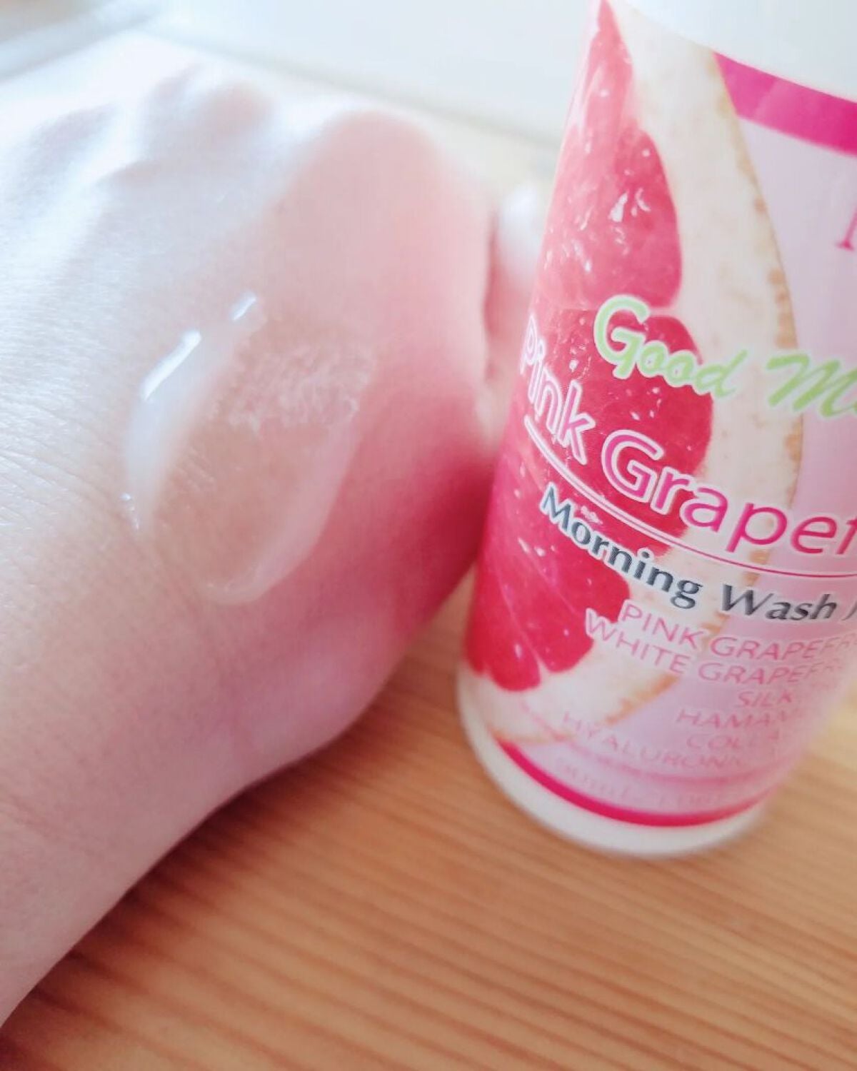 モーニングウォッシュジェリー ピンクグレープフルーツ/Nursery(ナーセリー)/その他洗顔料を使ったクチコミ(3枚目)