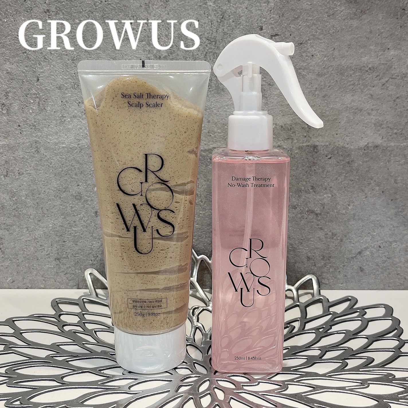 シーソルトセラピースカルプスケーラー/GROWUS/ヘッドスクラブを使ったクチコミ(1枚目)