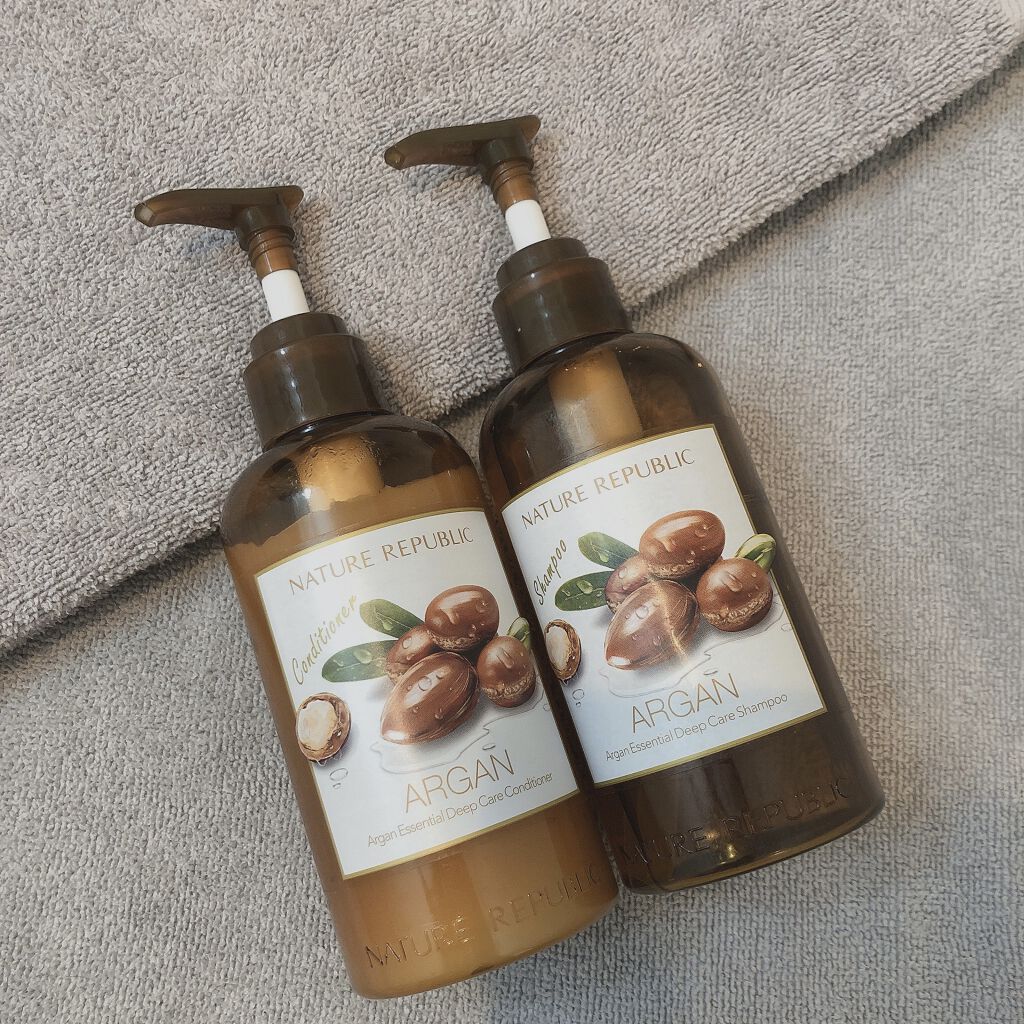 アルガンエッセンシャル ディープケア シャンプー/ネイチャーリパブリック/市販シャンプーを使ったクチコミ（1枚目）