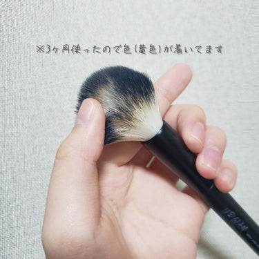 UR GLAM　FACE BRUSH/U R GLAM/メイクブラシを使ったクチコミ（3枚目）