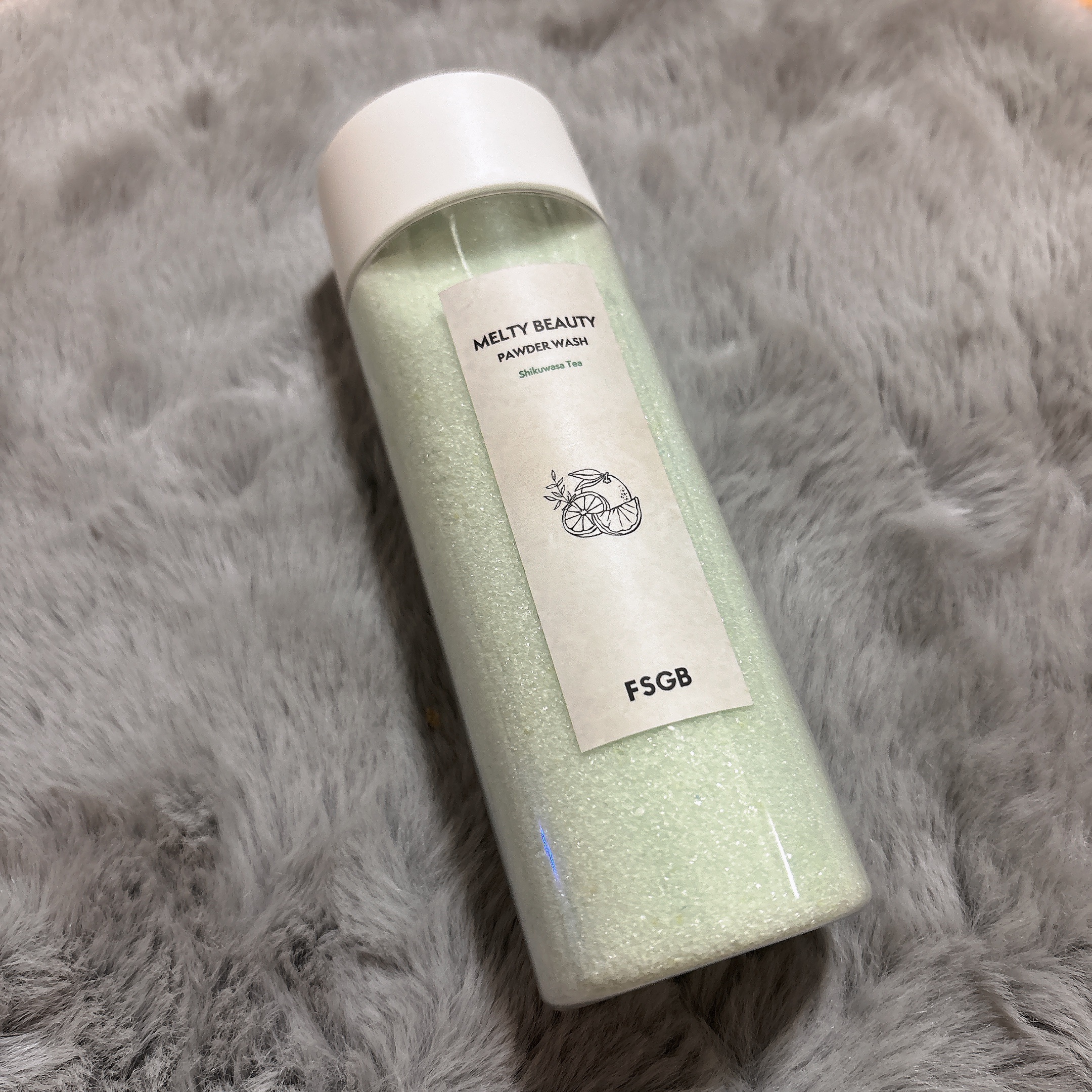 沖縄とろみ美容 パウダーウォッシュ シークヮーサーティー/FSGB/洗顔パウダーを使ったクチコミ（2枚目）