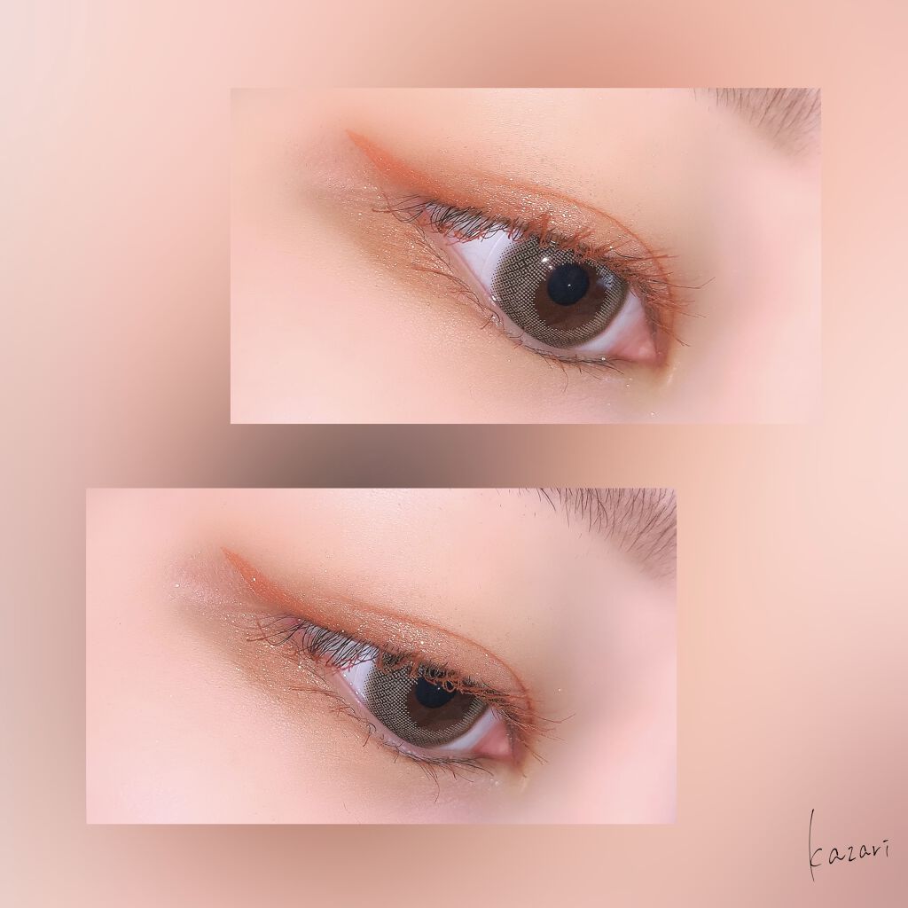 ザ カラー リキッド アイライナー 006 Cinnamon Brown/ADDICTION/リキッドアイライナーを使ったクチコミ（3枚目）