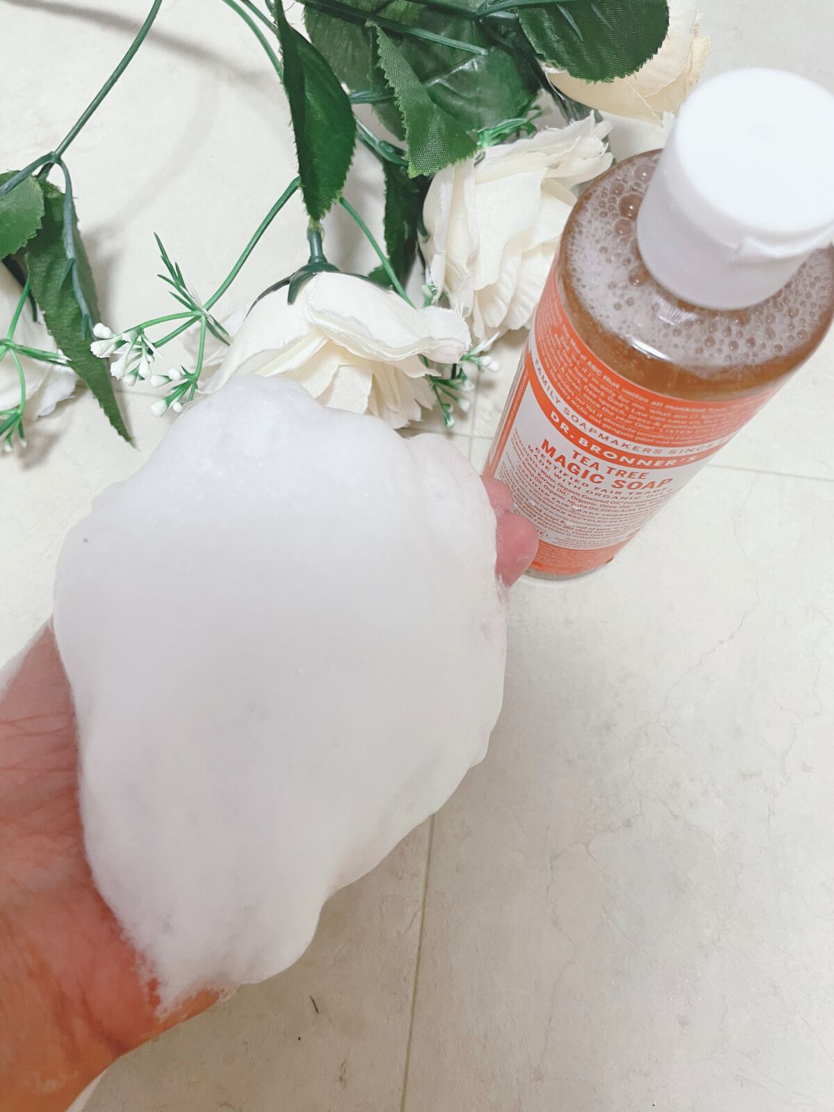 マジックソープ ティートゥリー/ドクターブロナー/ボディソープを使ったクチコミ(1枚目)