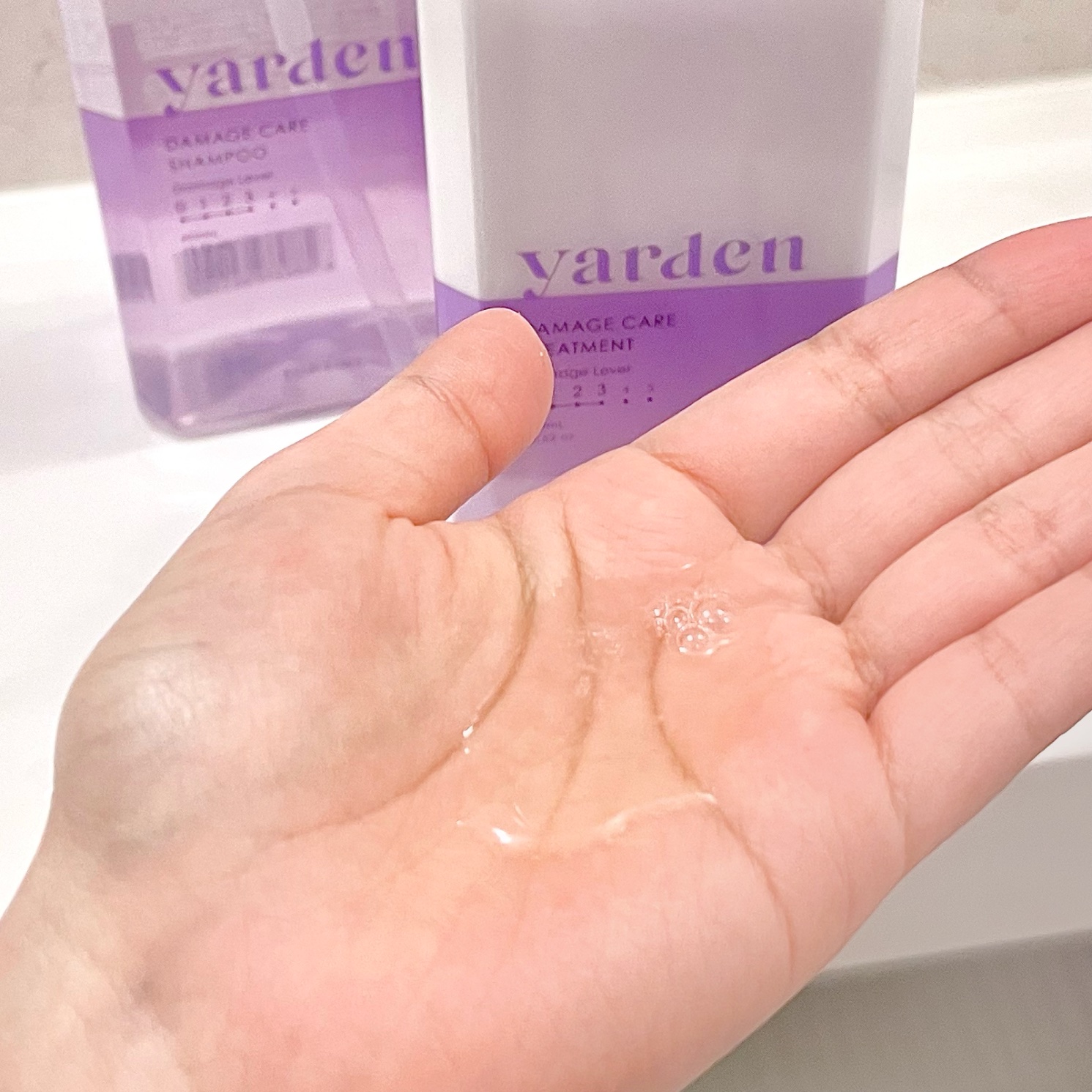 ダメージケア_シャンプー＆トリートメント/Yarden/市販シャンプーを使ったクチコミ（2枚目）