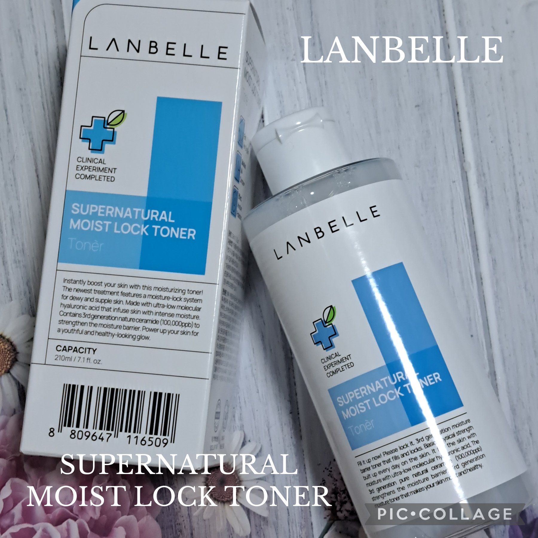 スーパーナチュラルモイストロックトナー 210ml/LANBELLE/化粧水を使ったクチコミ（1枚目）